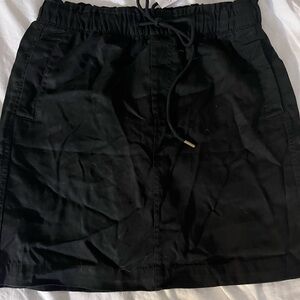 LOFT Black Mini Skirt